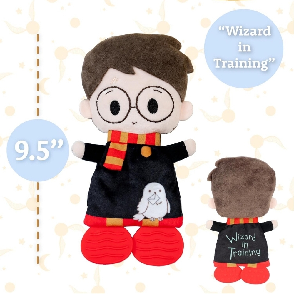 Wizard in Training Plush Toy - Brown, Black, Red
